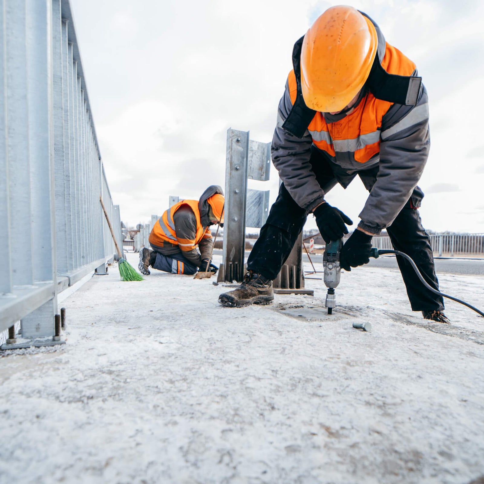 working in the winter