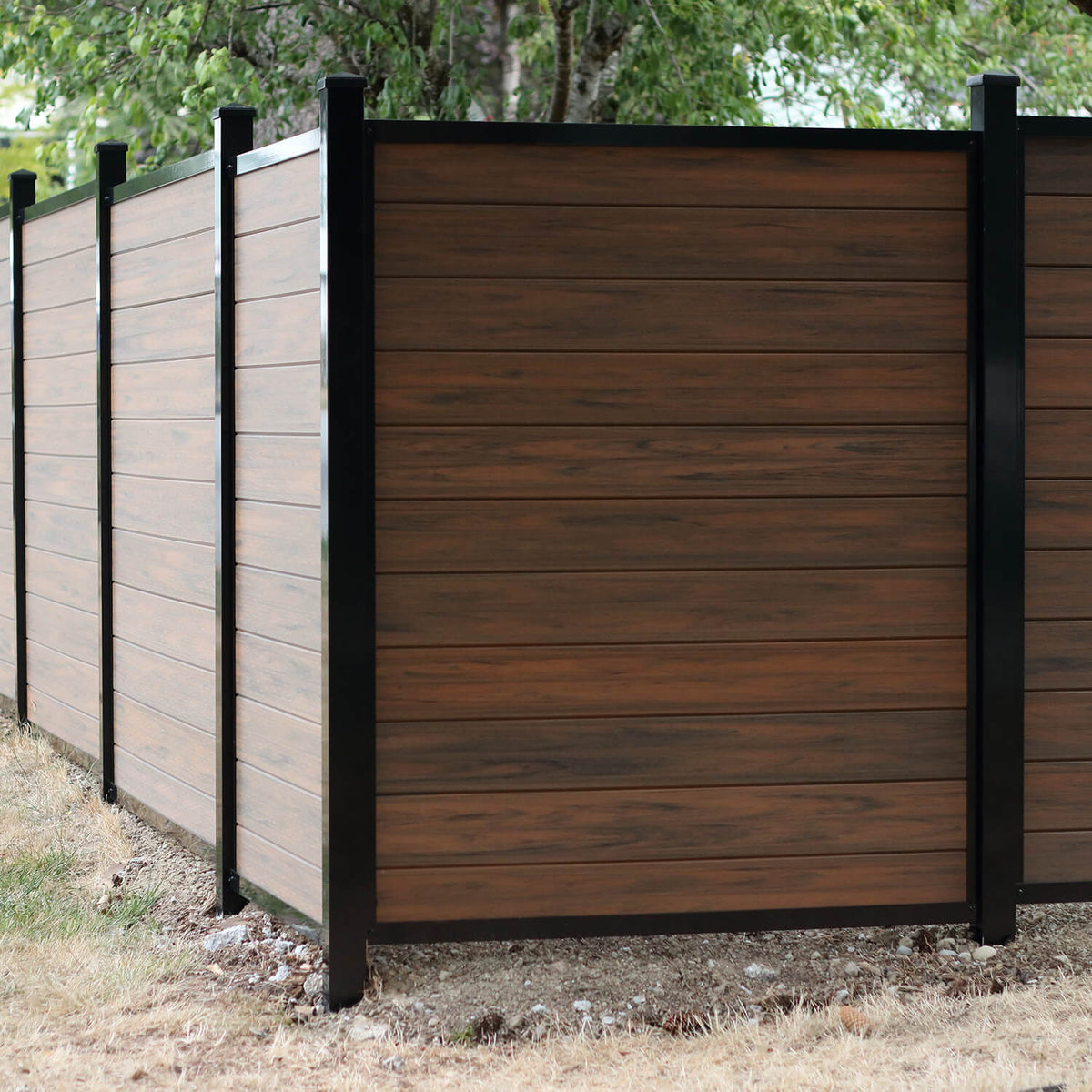 looks like real wood composite fence