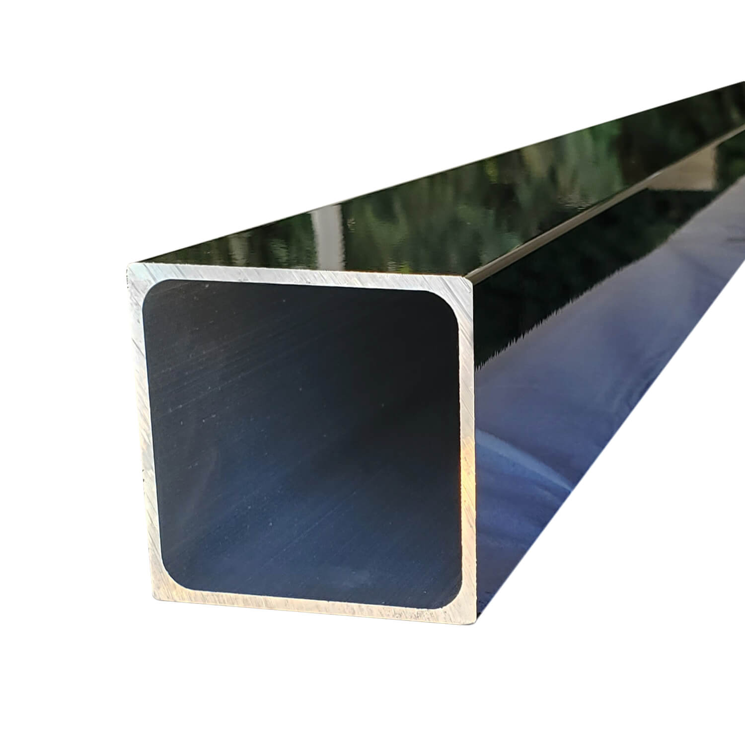 thick aluminum post, 3" x 3"