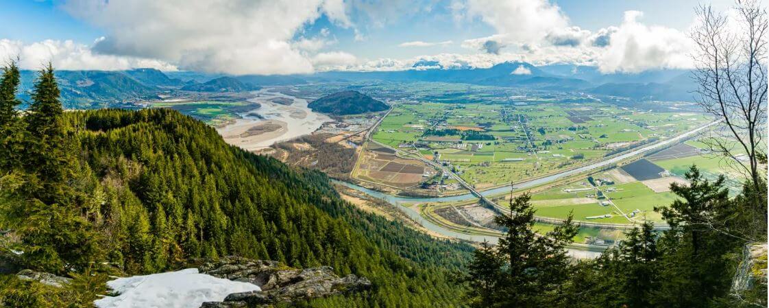 fraser valley view from sumas mountain 